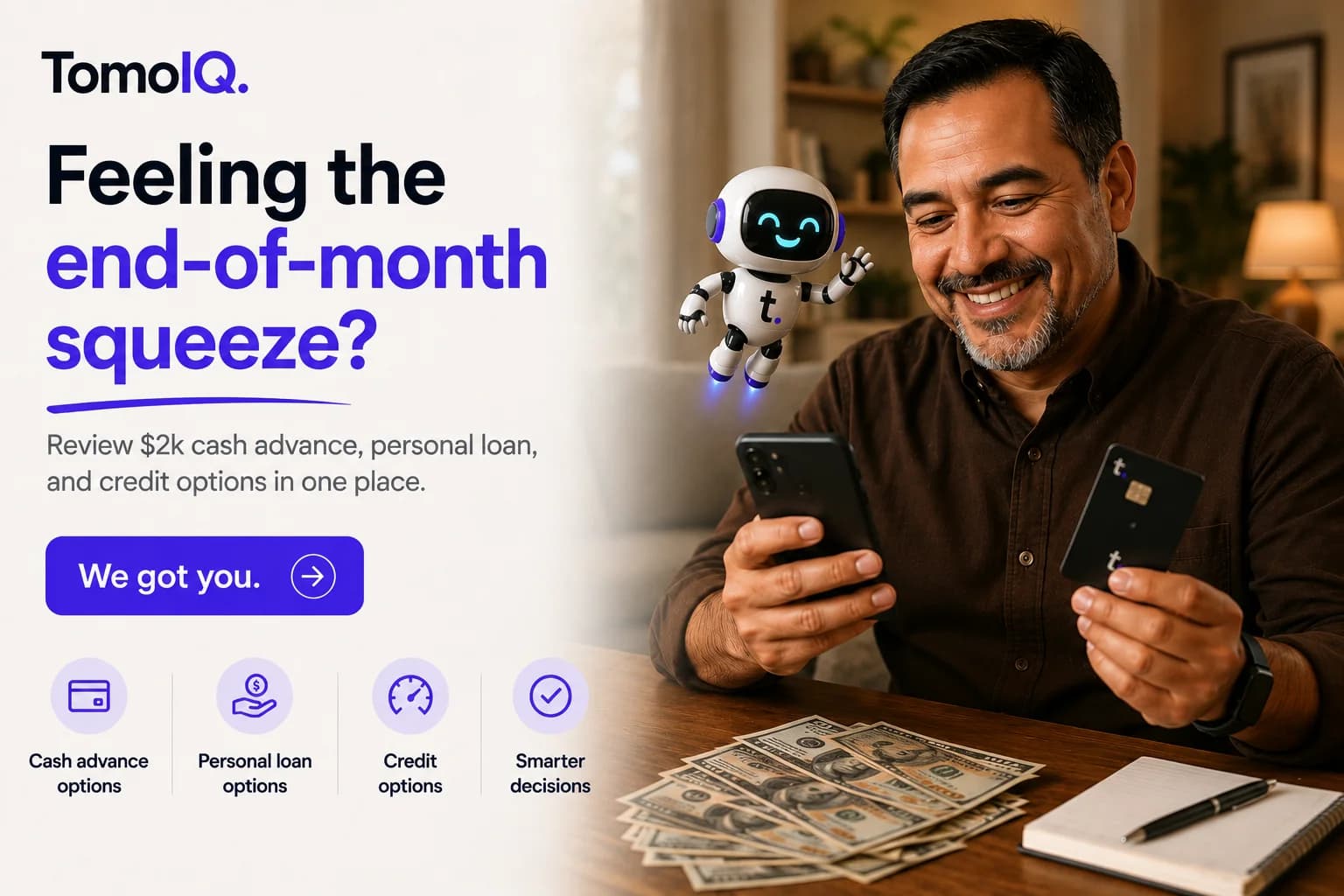 Illustration representing a 7-step plan to build credit using a tax refund